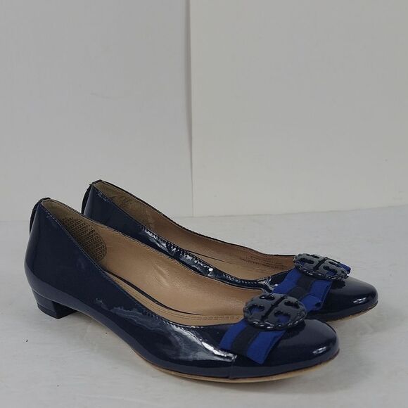 Tory Burch Maritime Patent leather Ballet Flat